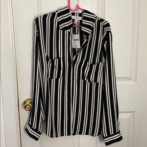 Women shirt black/white F21
